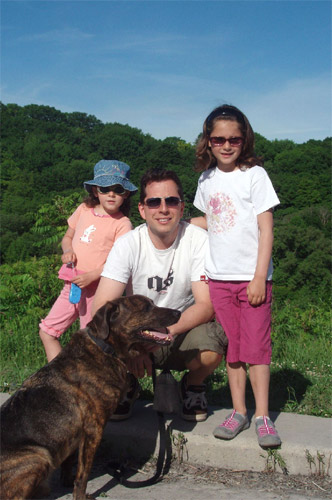 family wearing sunglasses