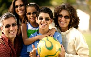 Group of people in sunglasses