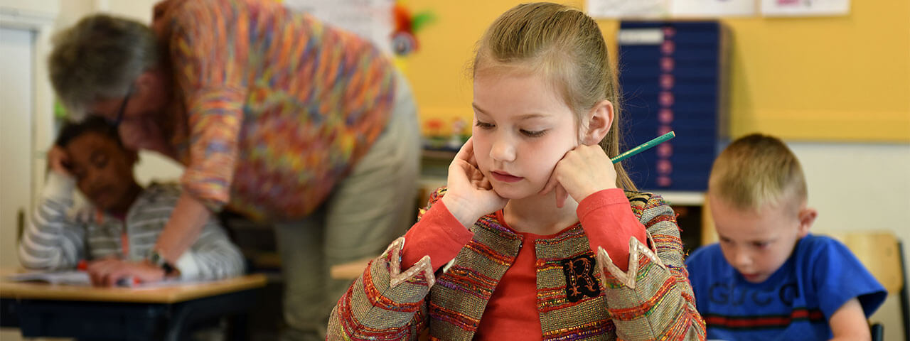 child at the school